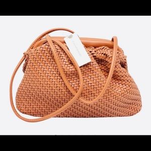 ANTHROPOLOGIE Woven Pouch Bag
